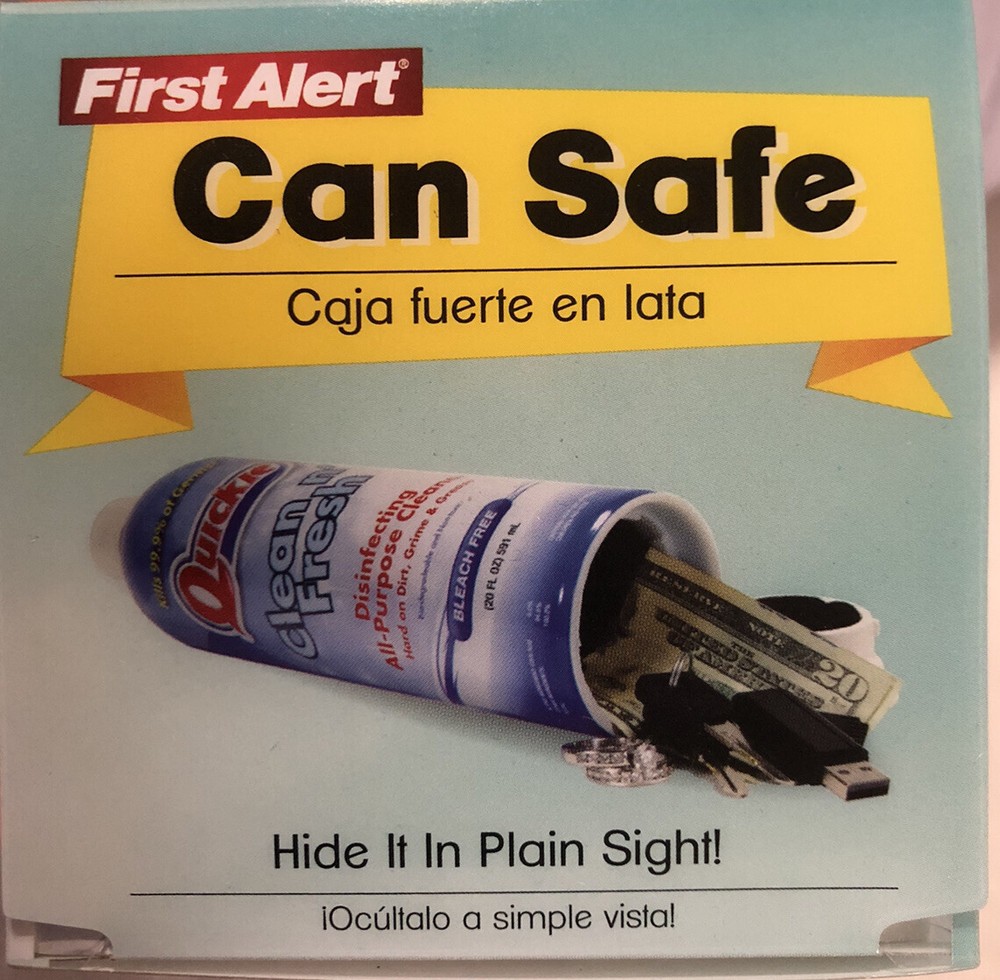 First Alert Can Safe: Secret Storage Container Hides & Protects Your Valuables