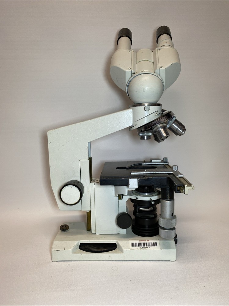 Comcon Binocular Microscope 100 40 4 Lenses Lighted Power N970057 Y4