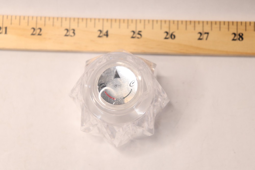 Bath Handle Acrylic White Clear