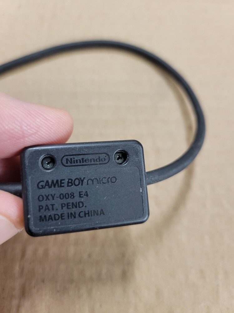Gameboy Micro Multiplayer Adaptor Link Cable OXY-008 E4, Never Used!