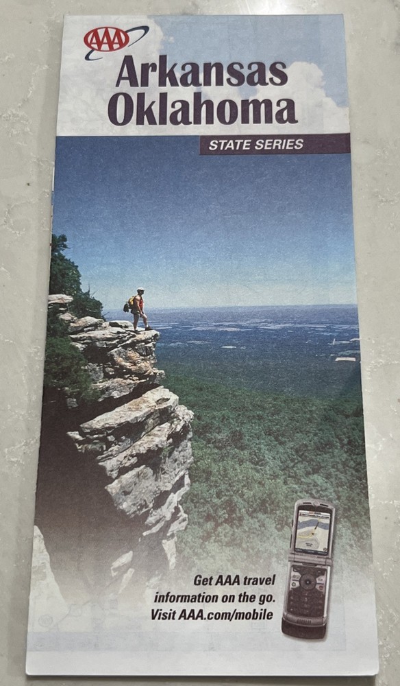 AAA Map Arkansas Oklahoma State Series 2011 AAA Road Map Paper Map