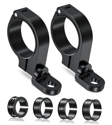2 PCS UTV Whip Light Mounts (Large), Solid Aluminium Alloy UTV Whip Flag