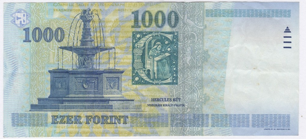 Hungary 1998 1000 Forint Note – World Banknote