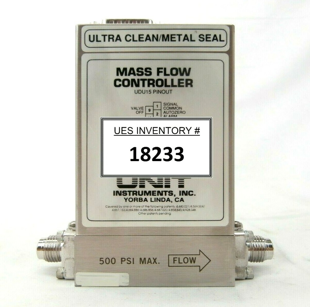 UNIT Instruments UFC-8160 Mass Flow Controller MFC 200 SCCM CHF3 Working Spare