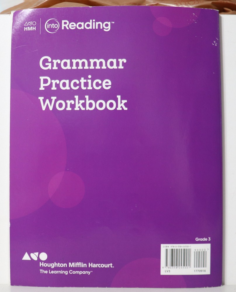 HMH: Into Reading - Grammar Practice Workbook Grade 3