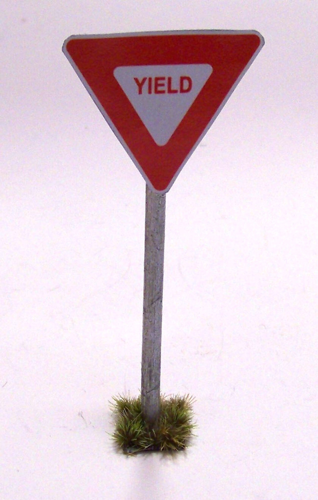 1/24 Scale Highway Yield Sign