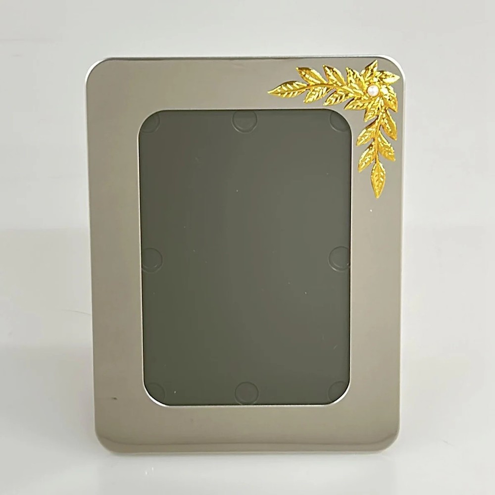 mikimoto - Silver Gold Cream Hardware Pearl Accessory