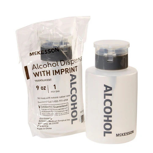 Alcohol Dispenser McKesson Push Down Dispensing; 9 Ounc