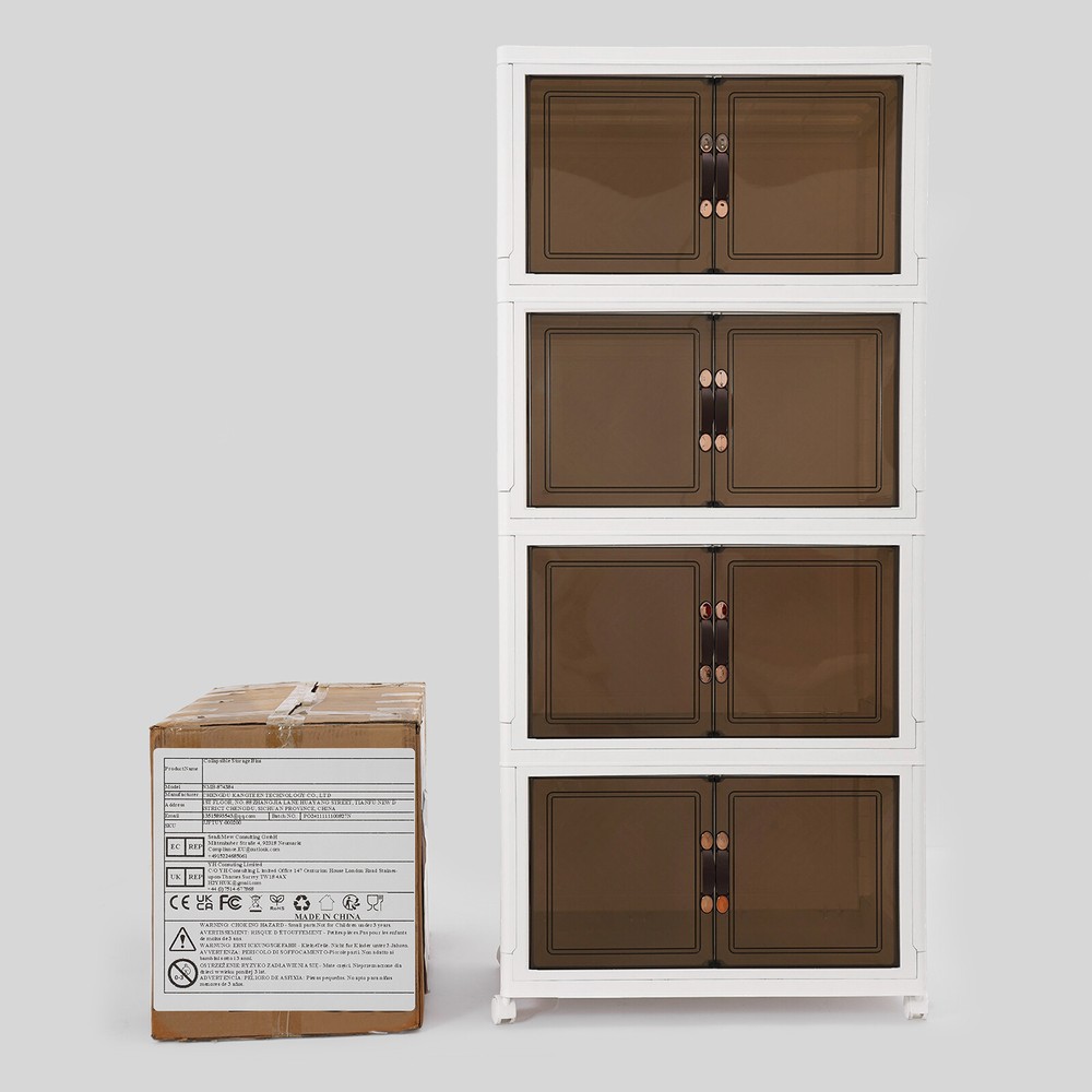 Large Collapsible Storage Bins Bedroom Folding Storage Box Stackable Storage Box