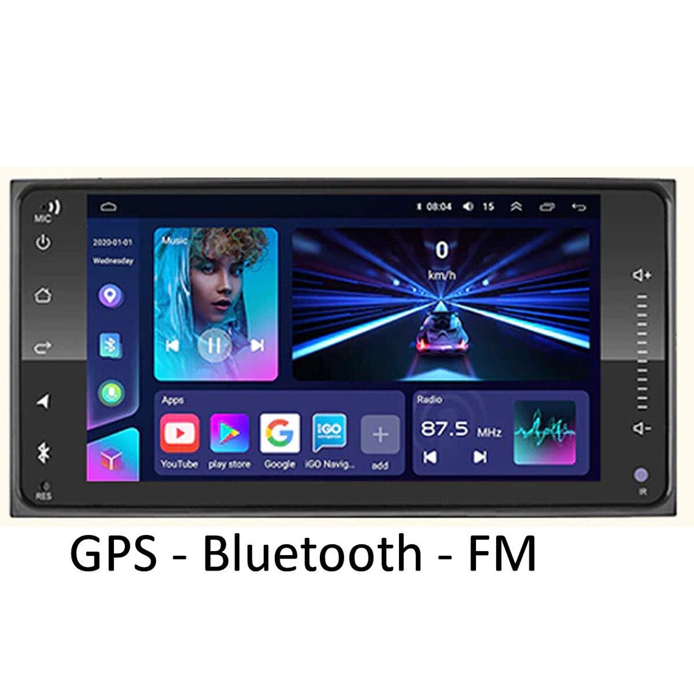 for TOYOTA COROLLA 2002-07 GPS WIRELESS ANDROID AUTO CARPLAY BLUETOOTH 4x4 MAP