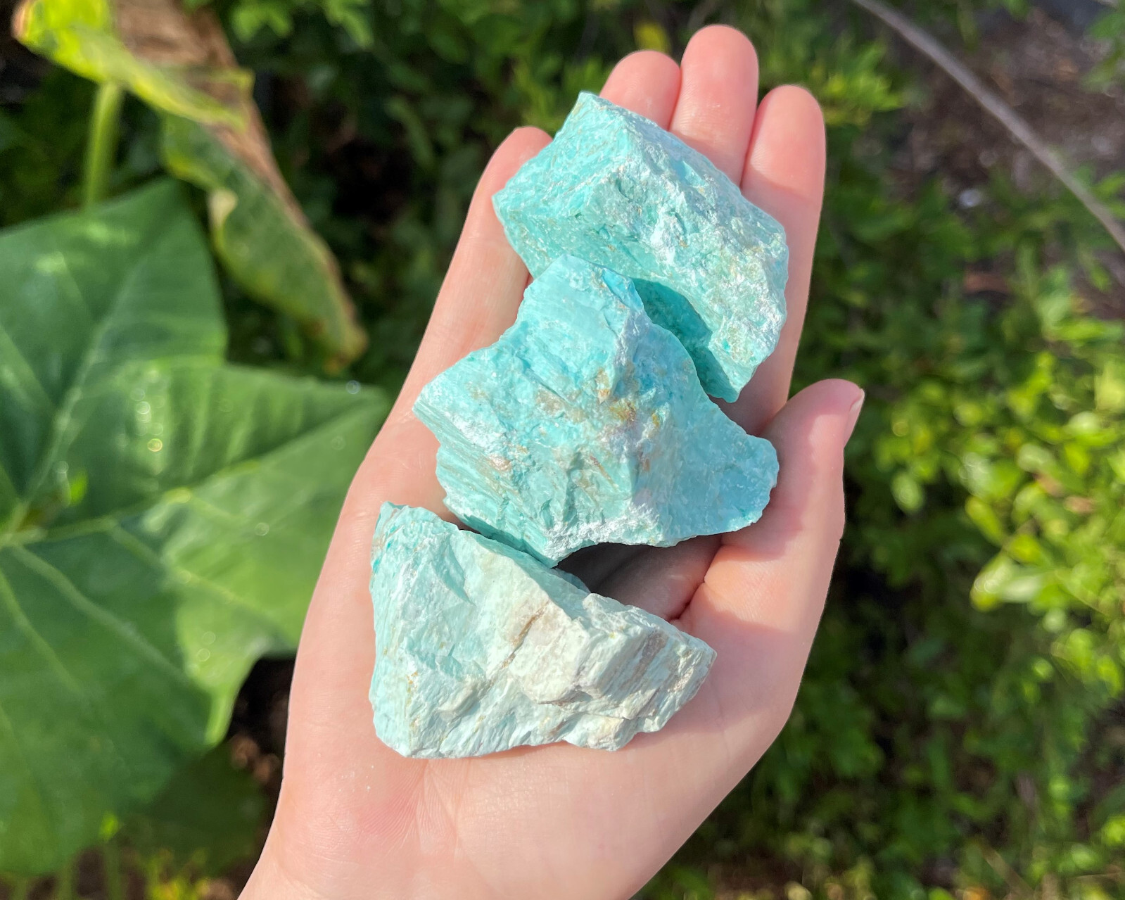 LARGE Turquoise Rough Natural Stones (2-4"): Choose Oz or lb Wholesale Bulk Lots