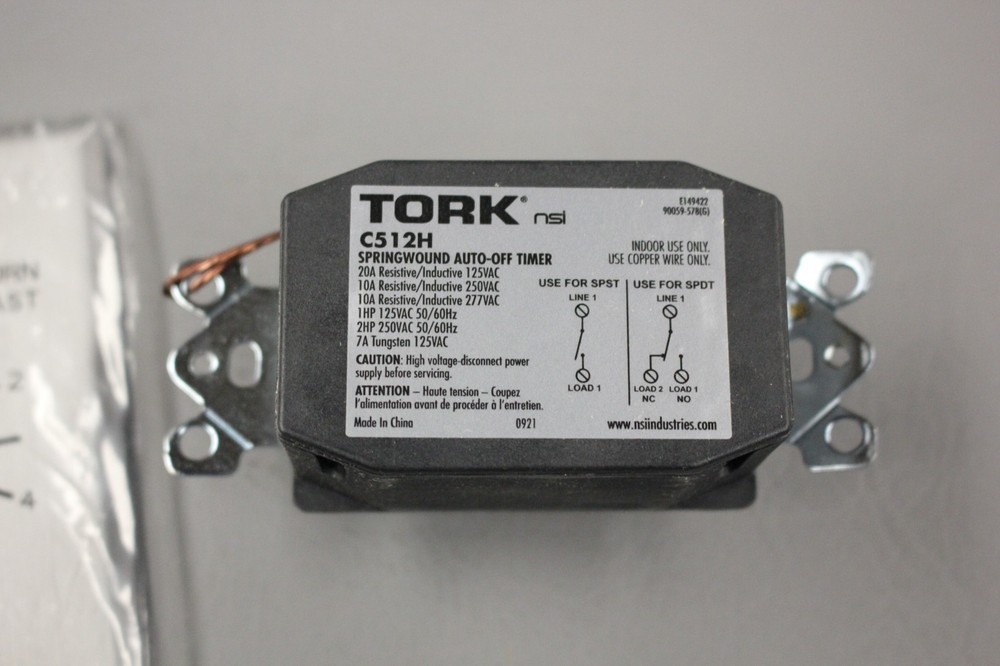 NEW TORK IN-WALL SPRINGWOUND C512H