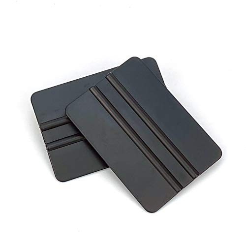 2Pack Black Vinyl Squeegee 4Inch Plastic Smoothing Scraper blue hard 5Pcs