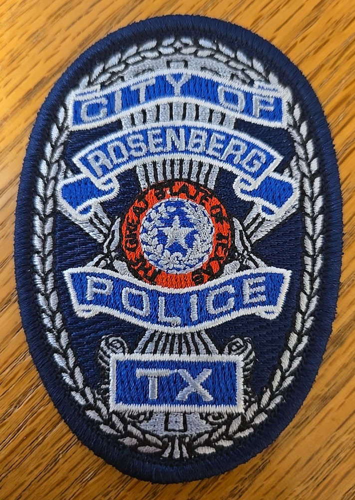 ROSENBERG TEXAS small POLICE PATCH
