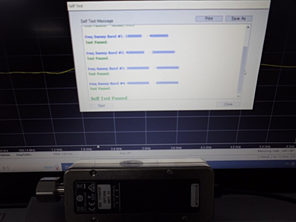 (AS-IS)Anritsu 1-PORT USB ShockLine Network Analyzer MS46121B,6GHz,Lock Error