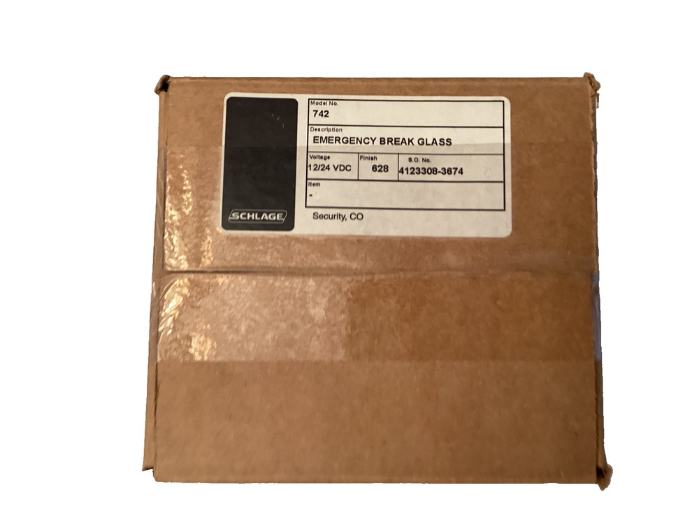 Schlage 742 Emergency Glass Break Device