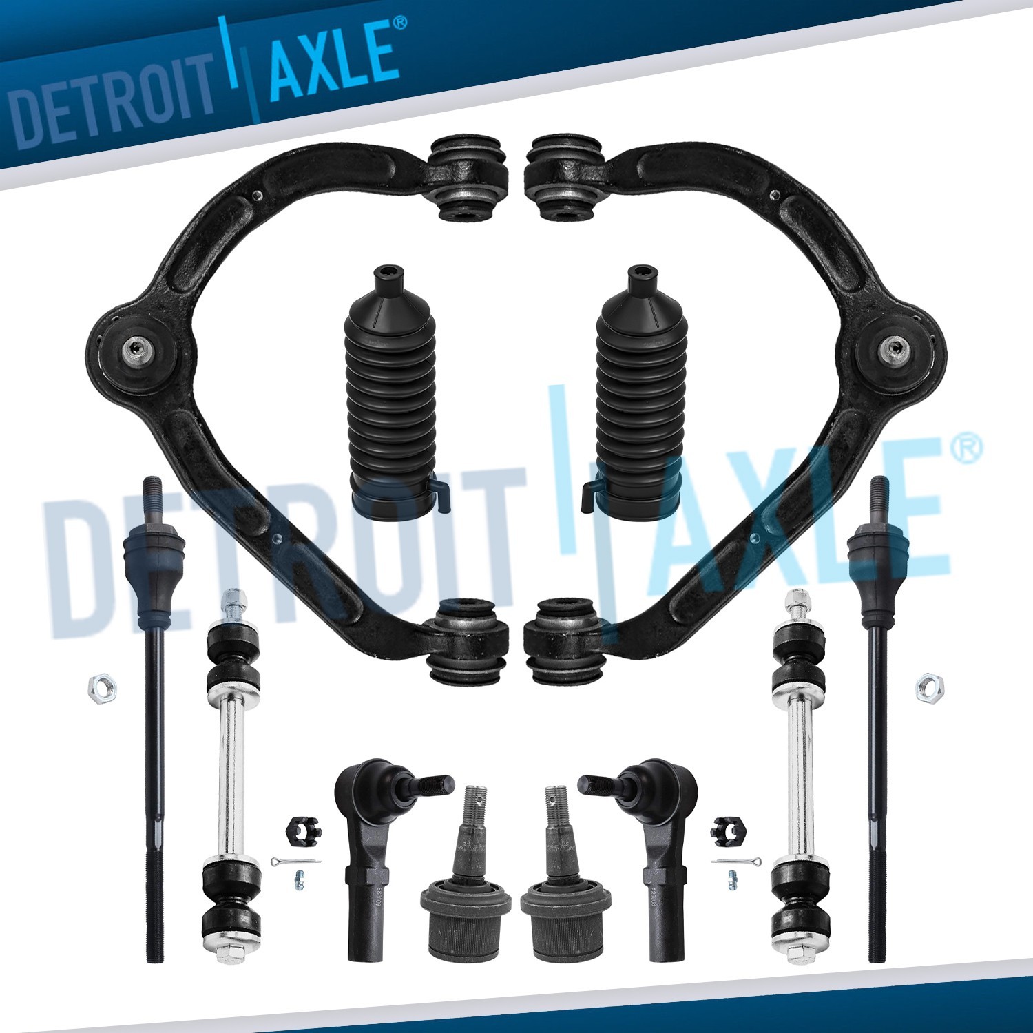 Front Upper Control Arms Suspension Kit for Chevy GMC Express Savana 2500 3500