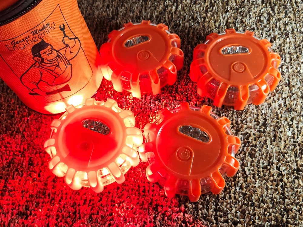 Garage Monkey Roadside Emergency Flasher Warning Lights Led