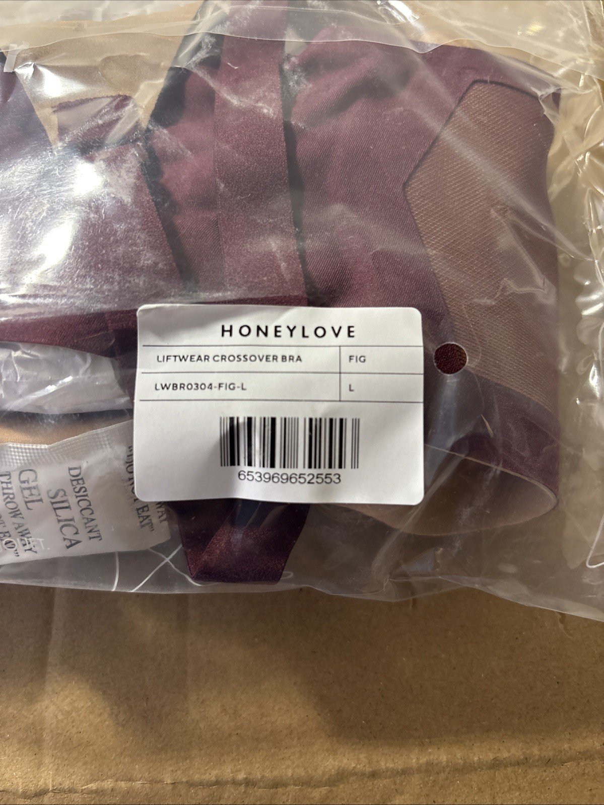 Honeylove Liftwear Crossover Bra Fig Size L, Item #LWBR0304