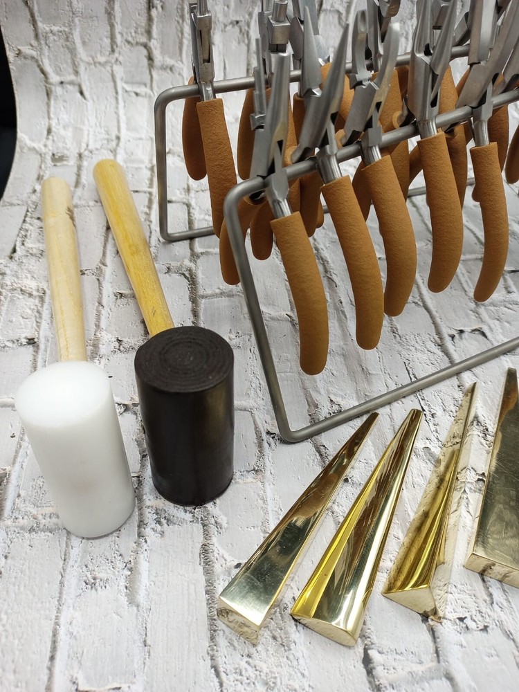 Wire wrapping Tools Set - Pliers - Mandrels- Hammers/Mallets