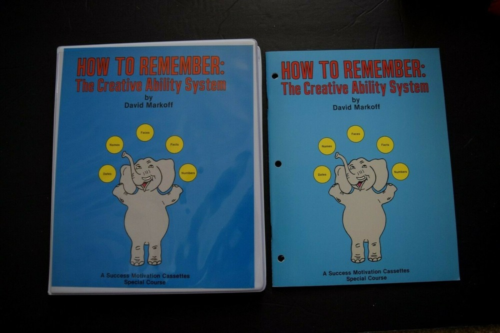 "HOW TO REMEMBER: THE CREATIVE ABILITY SYSTEM," Cassette Program & Guidebook, PO