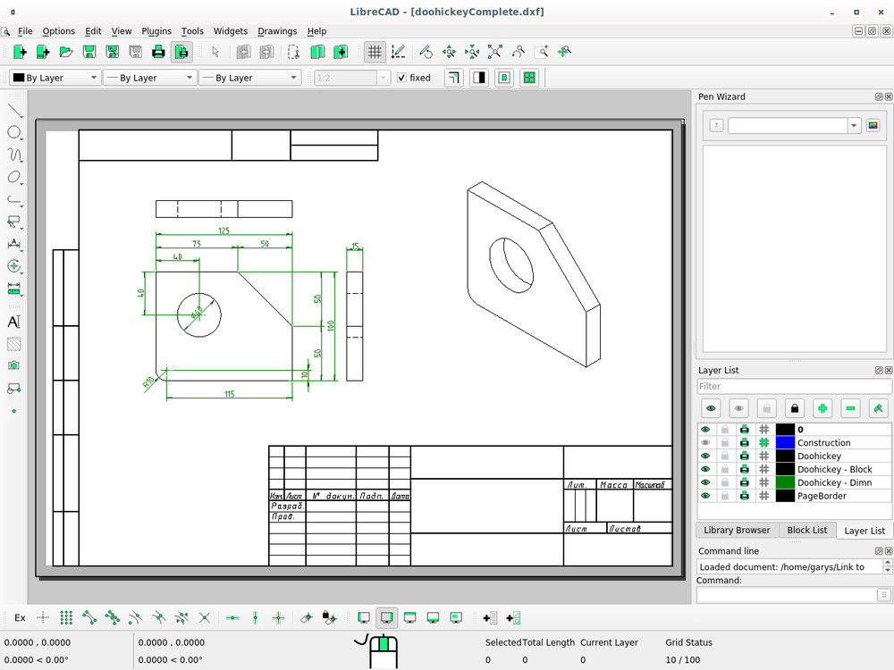 2025 Libre CAD 2D Design Software for Windows/Mac, PDFs, Install Guide, Manual