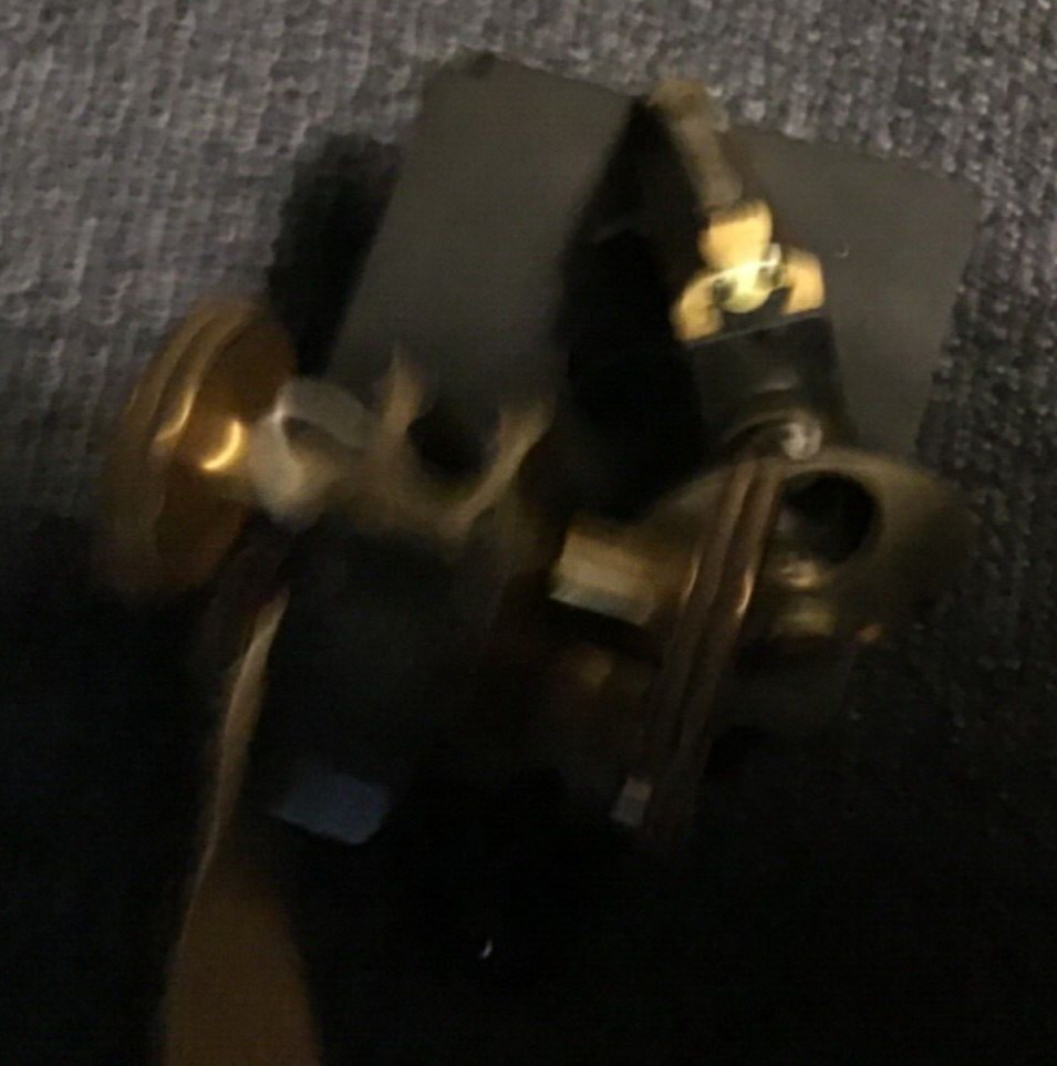 Ernst E.Leitz Wetzlar microscope Vintage Original Brass Knobs ASIS Parts Salvage