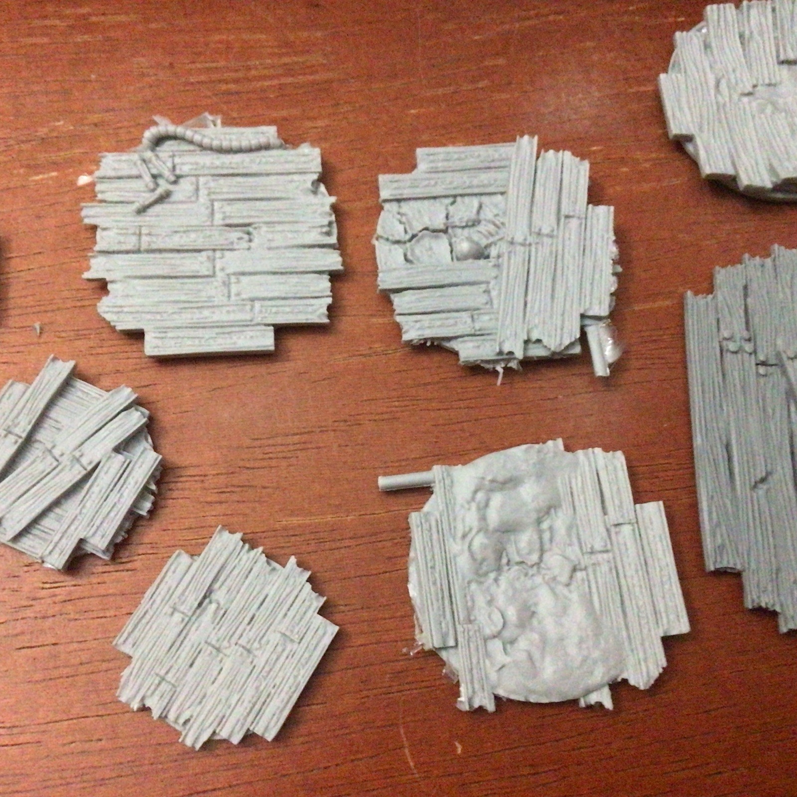 Warhammer : Fallout Terrain Trench Accessories Pieces
