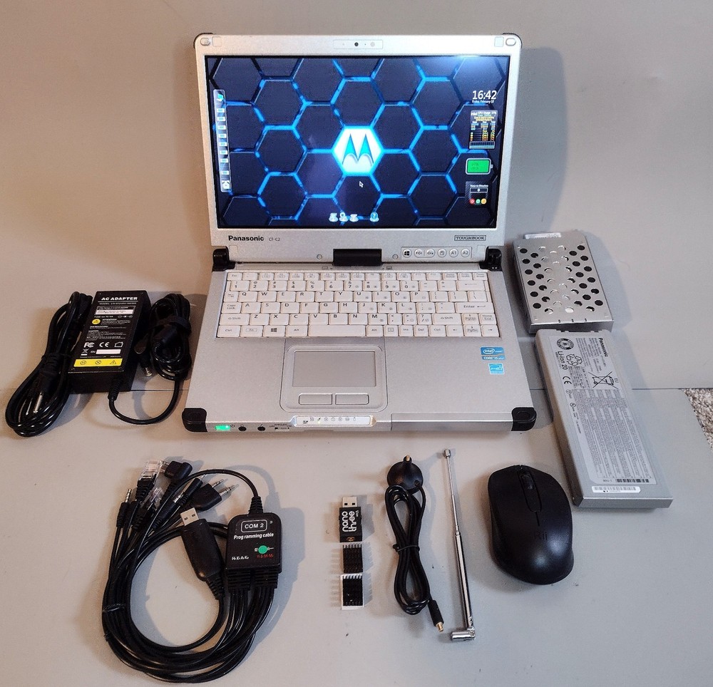 TOUGHBOOK CF-C2 LAPTOP ; Radio Programming, HAM Digital, Logging & SDR Apps +