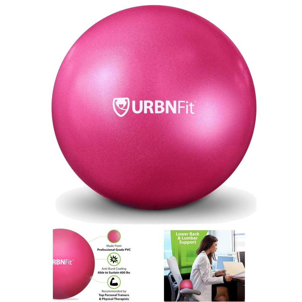 9” Multi-Use Mini Exercise Ball - Perfect for Core, Yoga, & Prenatal Workouts