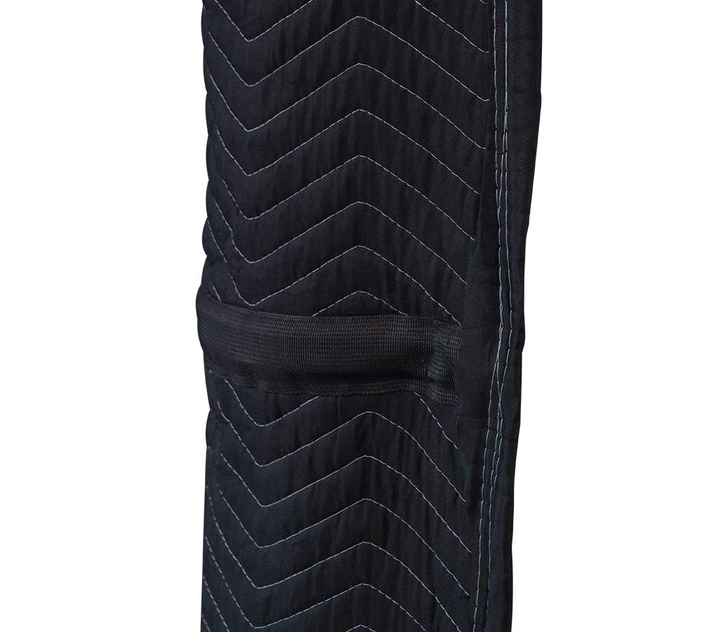 2 Pack 69"x11" Polyester Quilted Door Jamb Protector Pad w/ Hook and Loop Straps