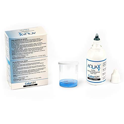 Water Hardness Test Kit for Pool, Aquarium & Drinking Water - Improve Softener E