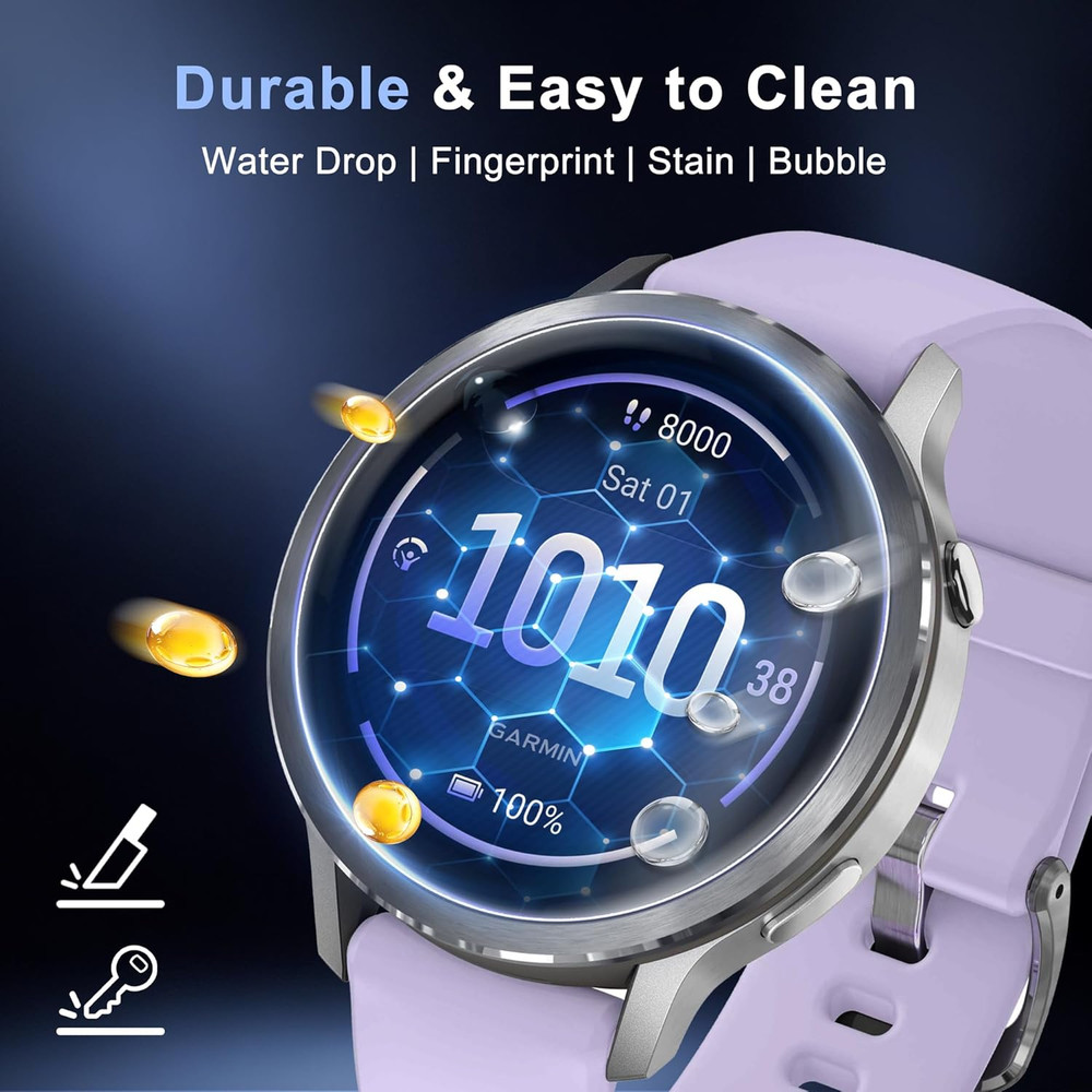 6 Pack for Garmin Venu 4 Screen Protector 41Mm, anti Scratch, Soft Screen Protec