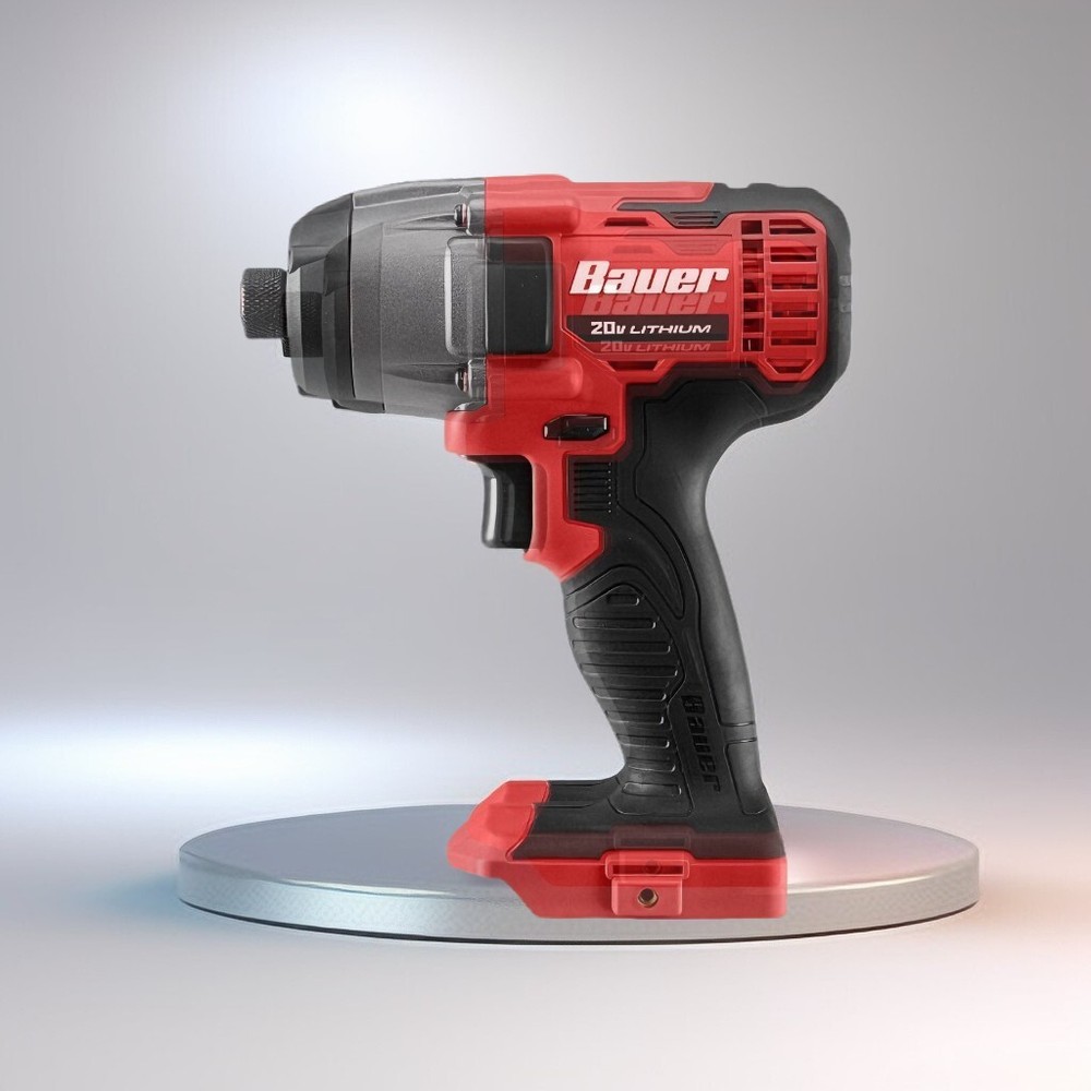 BAUER 20V Cordless 1/4 in. Hex Compact Impact Driver - Tool Only -