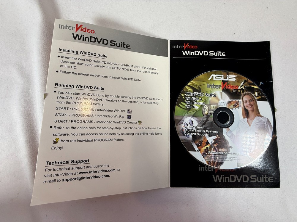 InterVideo WinDVD Suite 4 for Windows 9x 2000 XP