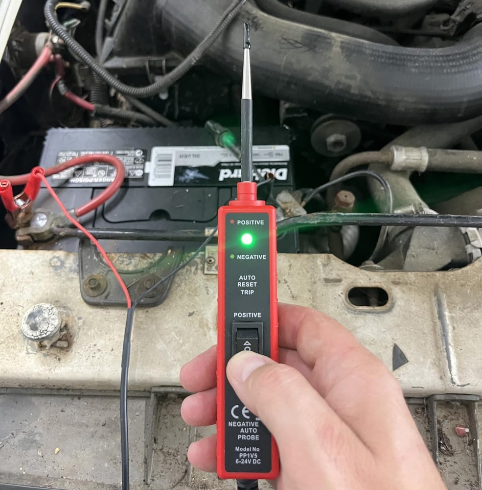 Power Circuit Probe Tester 6V-24V DC Continuity Component Polarity Test