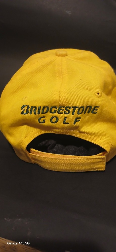 BRISGESTONE YELLOW GOLF HAT