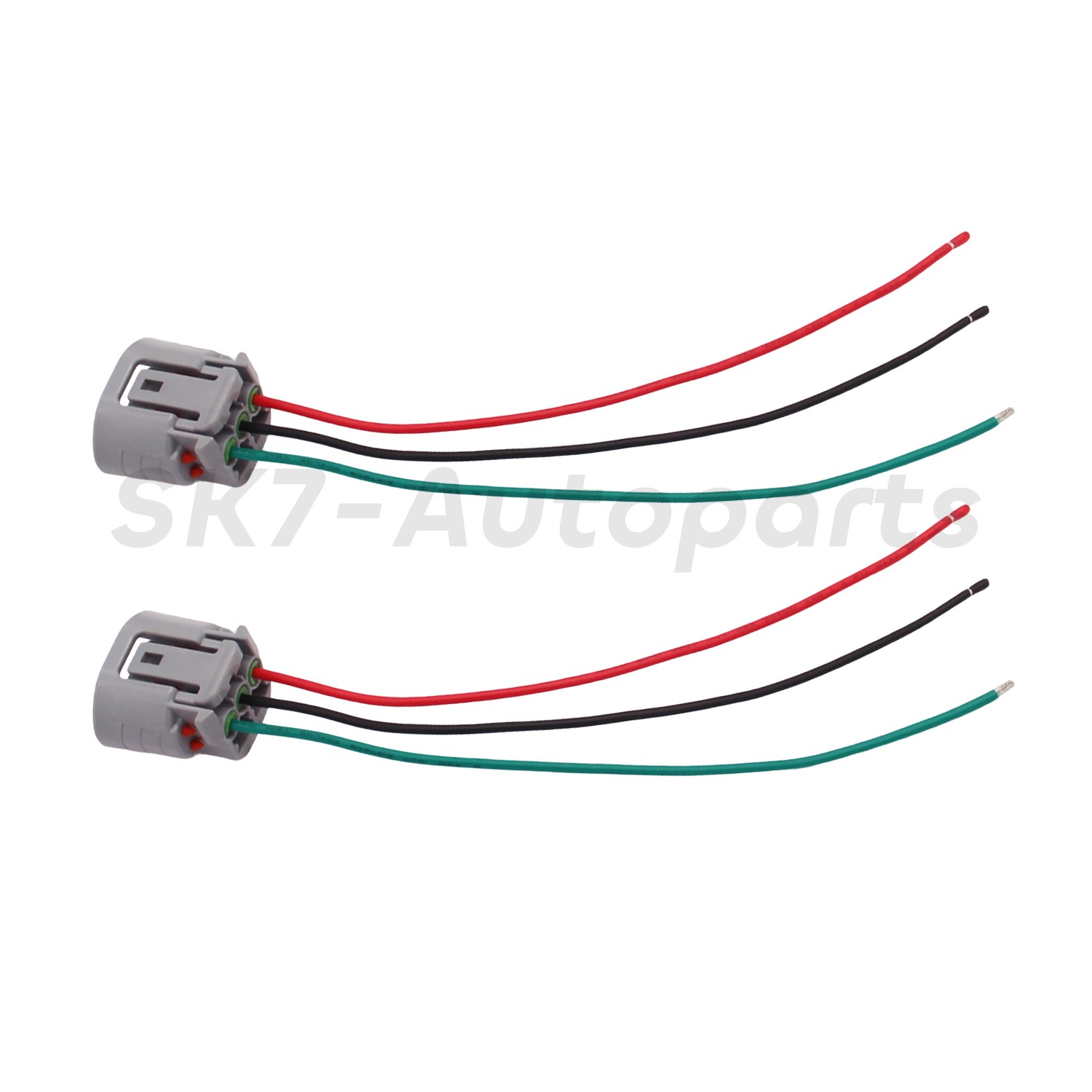 For 90980-11349 TOYOTA 3 Pin Alternator Wiring Connector Pigtail Plug Socket ×2