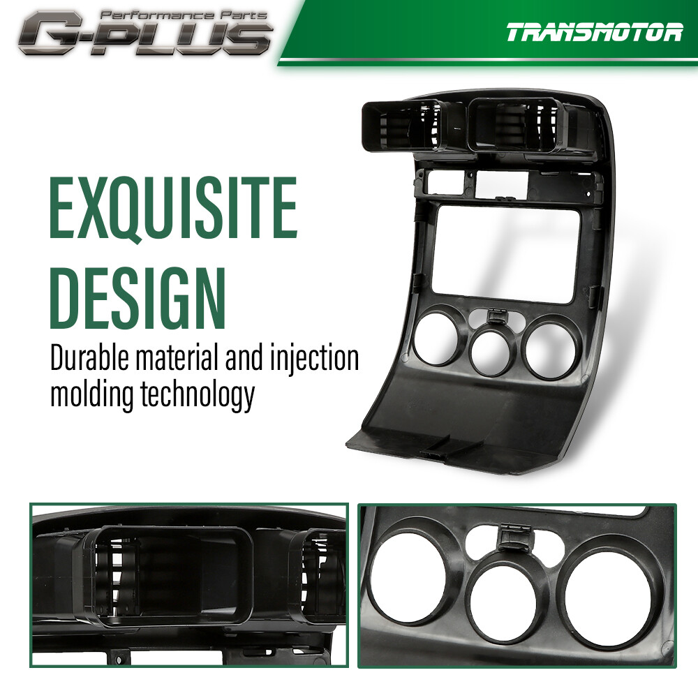 Center Dash Radio Vent Bezel Gray Fit For 2004-2012 Chevy Colorado GMC Canyon