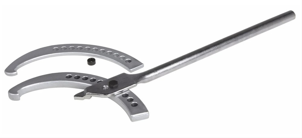 OTC Tools 7308 Adjustable Hook Spanner Wrench w/2 Interchangeable Jaws