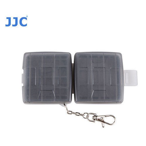 JJC MC-10D Memory Card Case fits 2 SD 2 MSD 2 SIM 2 Micro SIM 2 Nano SIM small +