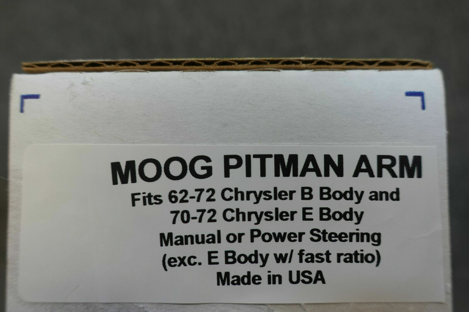 for MOPAR Pitman Arm B-Body Dodge Plymouth Charger Satellite GTX R/T Belv +