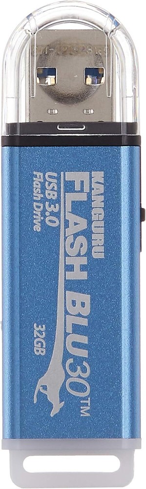 Kanguru Flashblu30 – 32Gb Usb Flash Drive – Physical Write Protection Personal