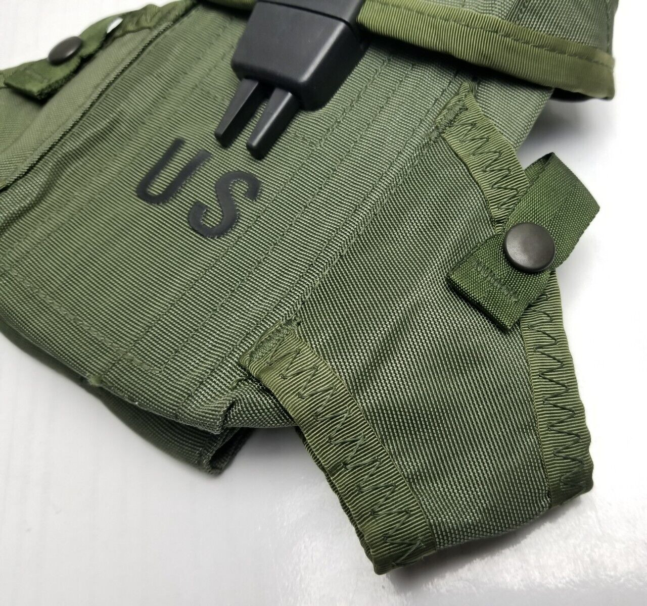 US Military Alice Magazine Pouch LC1 Small Arms Ammo Case Green 30 Mag MINT