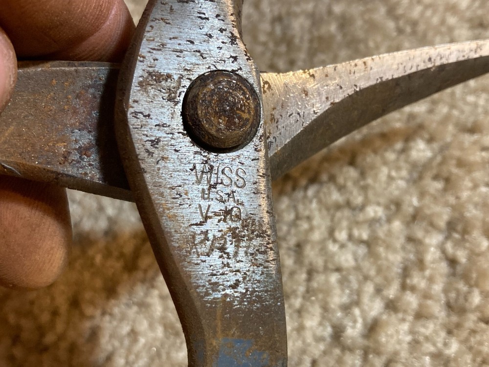 Tin Snips Shears Cutting Tool Drop Forged Solid Steel Blades 10 in Hand Tool