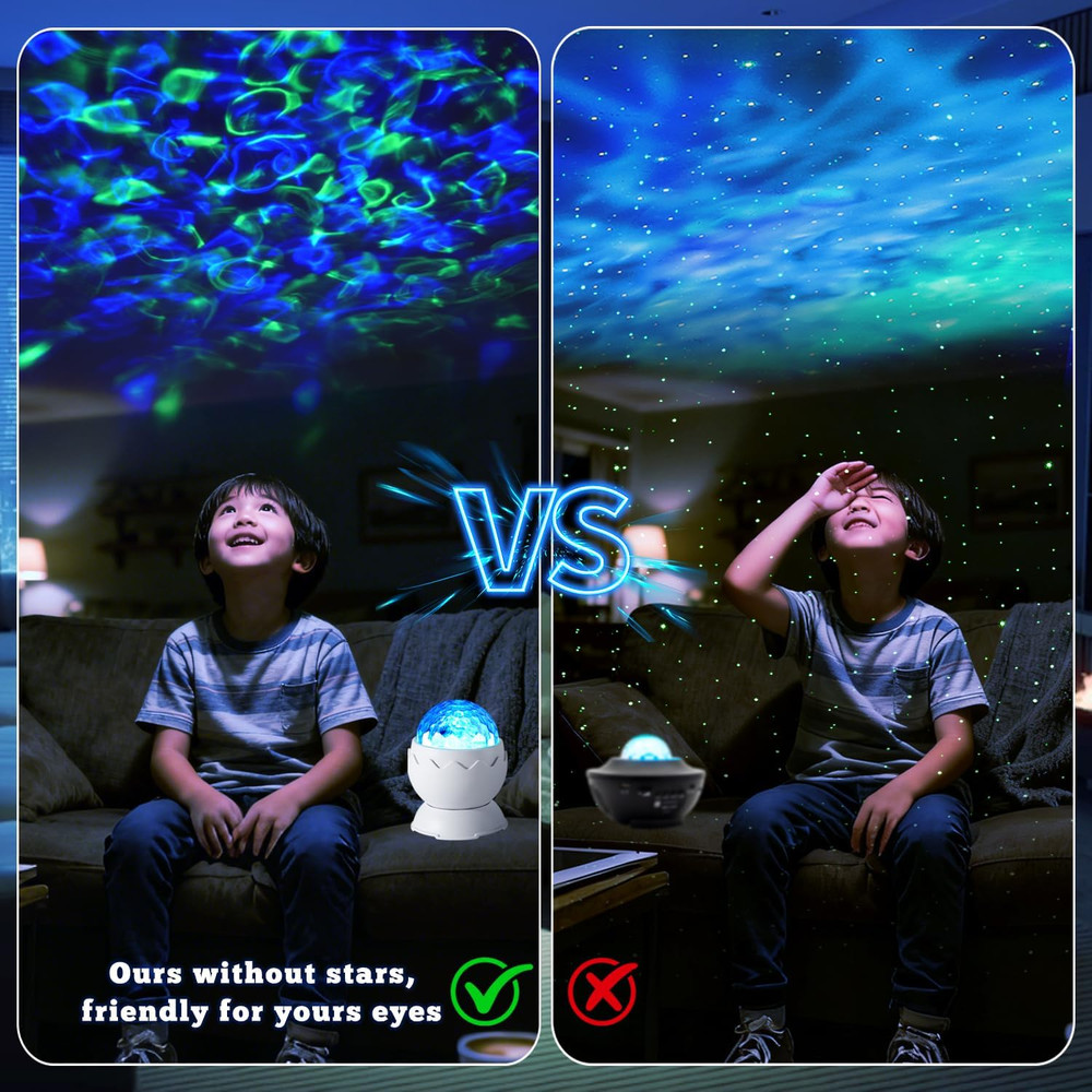 Galaxy Projector for Bedroom, Nebula Galaxy Night Light Projector with Timer and
