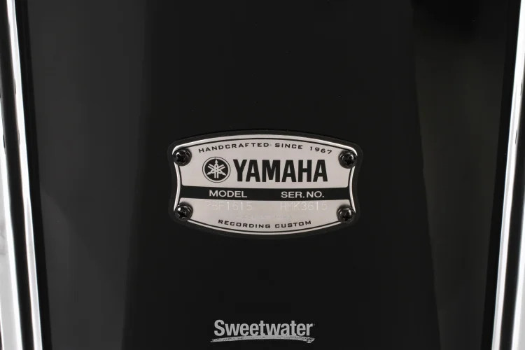 Yamaha Recording Custom Floor Tom - 15" x 16" Solid Black