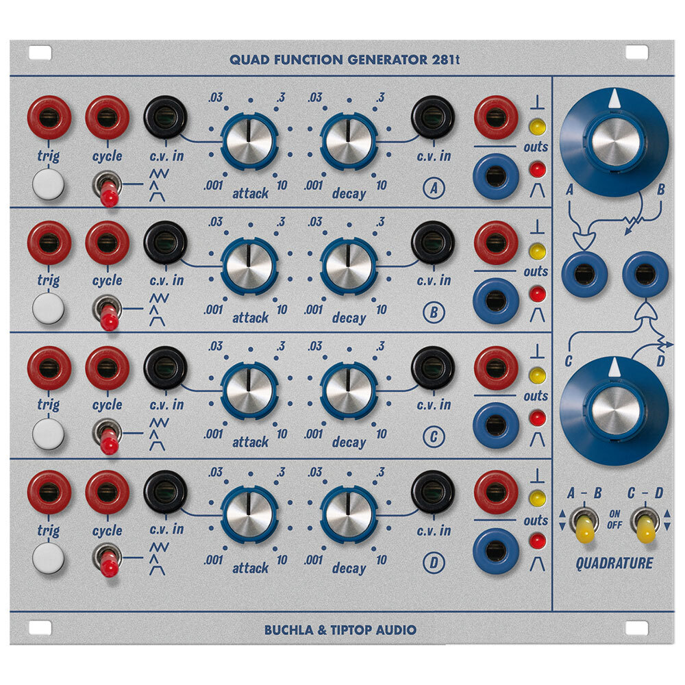 Tiptop Audio Buchla Model 281t Quad Function Generator Eurorack Module
