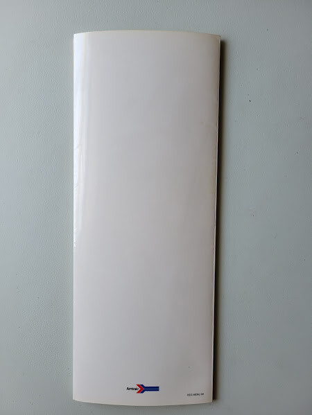 1993 Amtrak Dining Car Selections Menu Original
