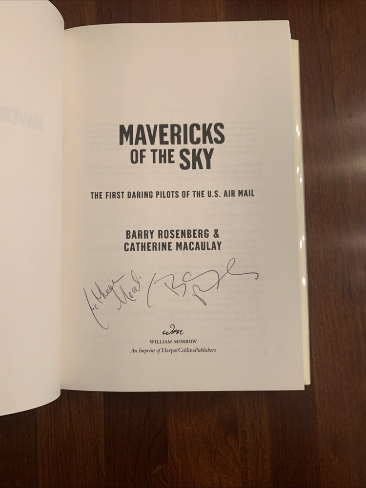 Aviation History -- Rickenbacker SIGNED, Lindbergh, Earhart, Lear SIGNED